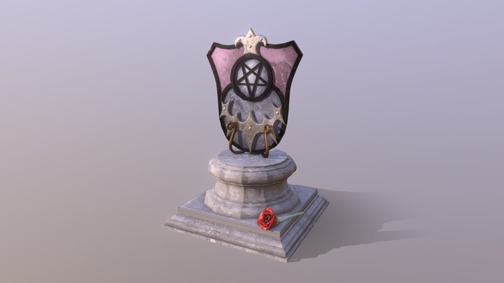 Bouclier Ciel Phantomhive 3D Model