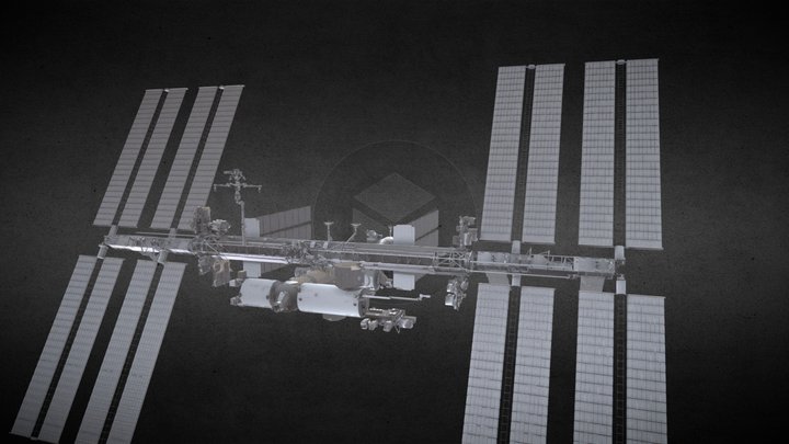 International Space Station - ISS 3D Model
