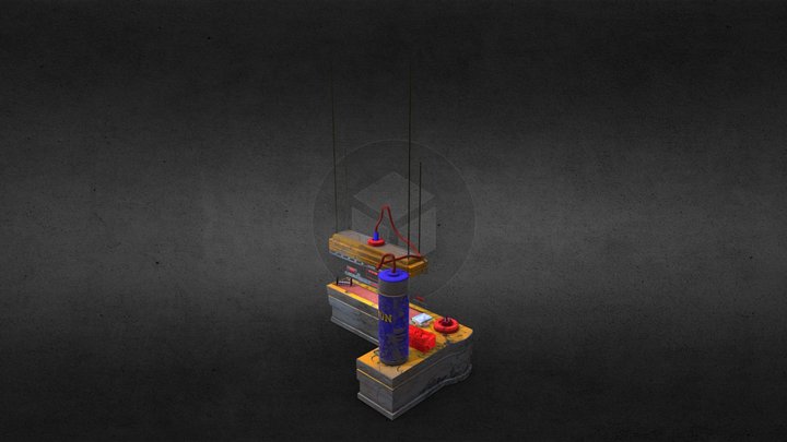 Banco Cientifico 3D Model