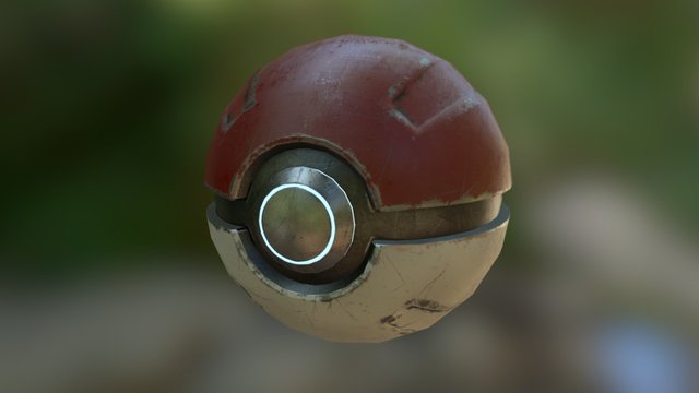 Poké Ball 3D Model