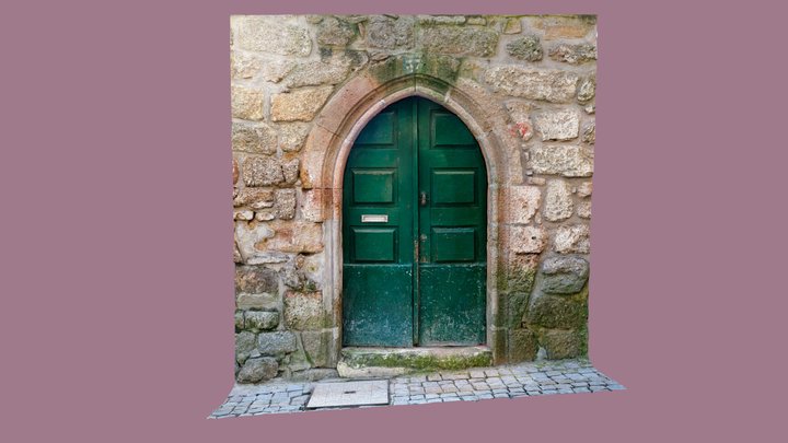 Medieval door 3D Model