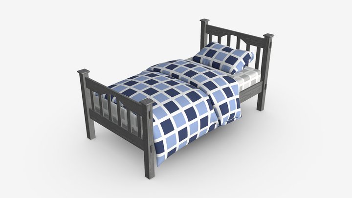 Free 3D Models DCLII, Bed