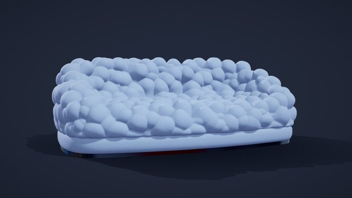 Unique Sofa Design 01 3D Model