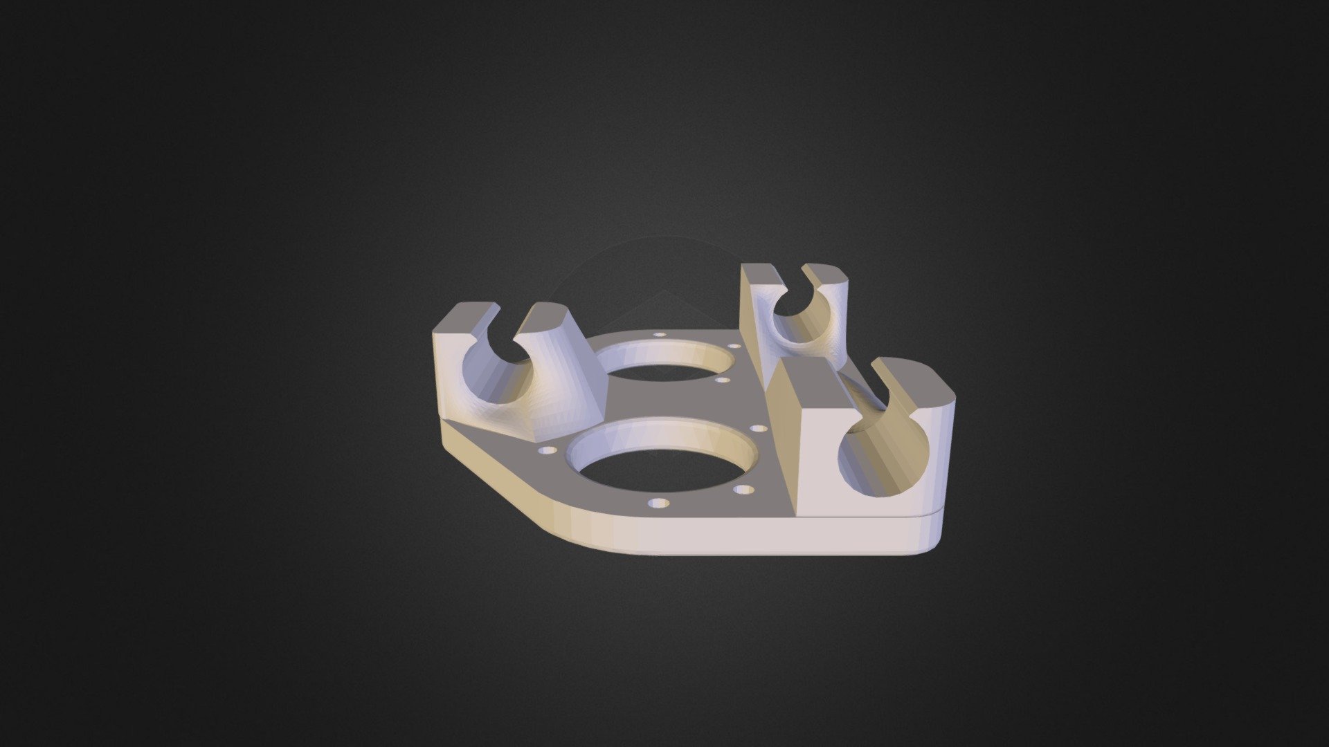 Rapman Dual Extruder Plate - 3D model by 3dindustries [9f24107] - Sketchfab