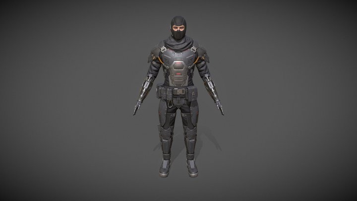 IW Character - Shinobi 3D Model