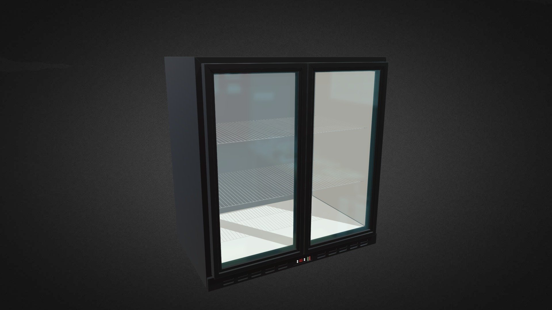 Double Slide Door Chiller Hire — Sketchfab embed 3D viewer