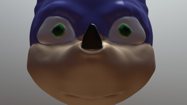 Movie Sonic model almost finished 3D Model