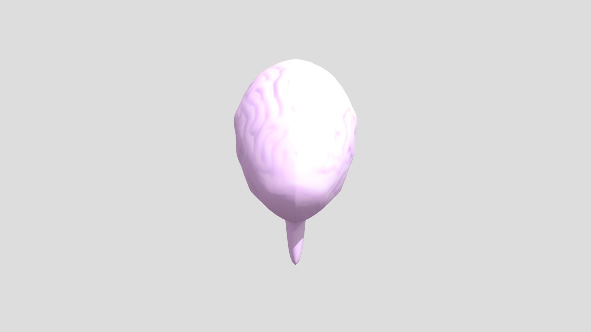 A low poly brain for one of my scenes