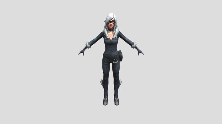 Blackcat - Spider-Man unlimited 3D Model