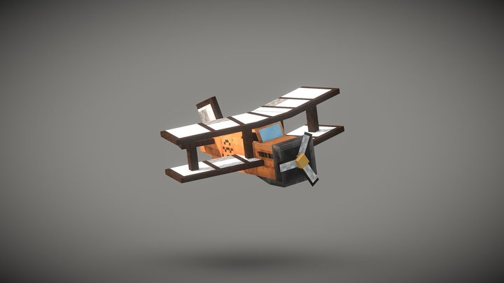 Enemyplane 3D Model