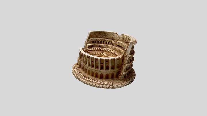 Miniature of the Roman Coliseum 3D Model