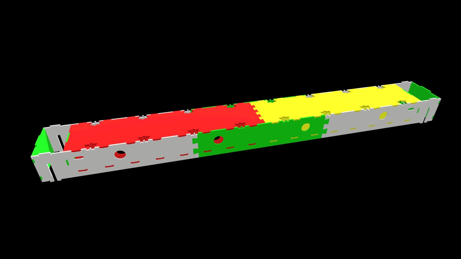 Floor M (edited for 4mm MDF laser model)