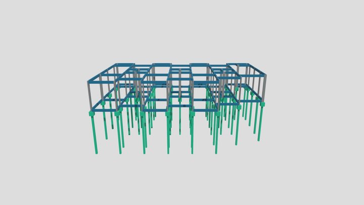 3d estrutura 3D Model