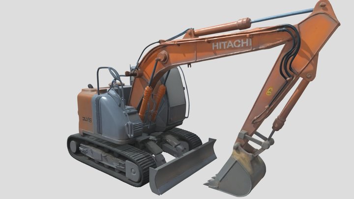 Excavator 3d Model 3D Model