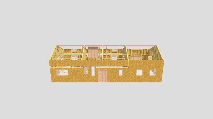 3D House View 3D Model