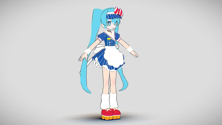 TDA Mesmerizer Miku 3D Model