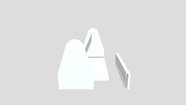 Tote Tray Exploded 3D Model