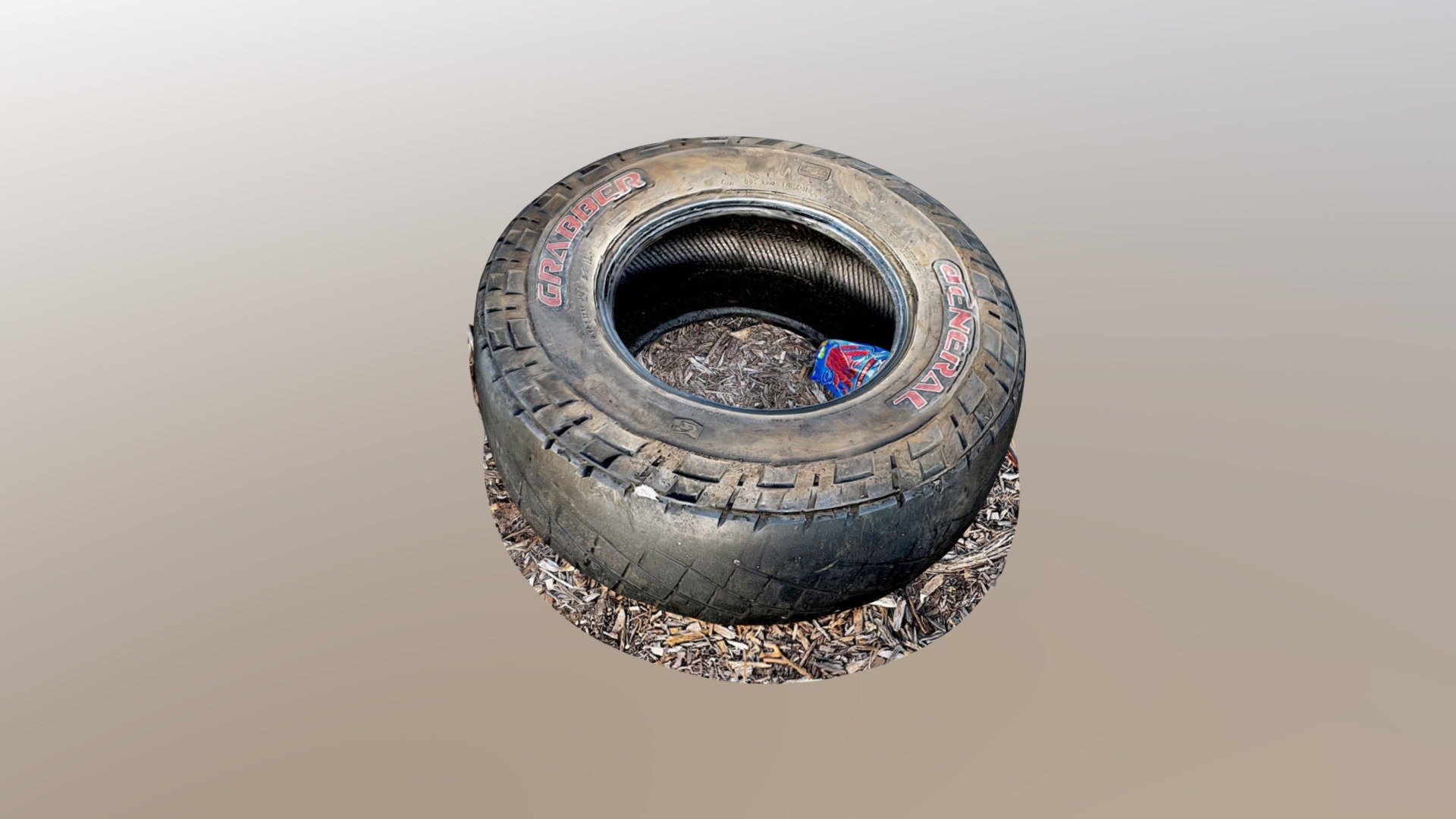 Tire with Red Vines [Day 31]