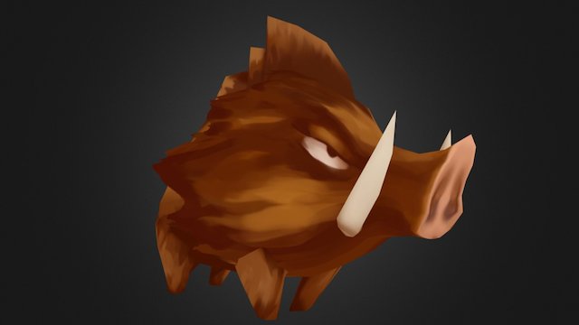 Boar 3D Model