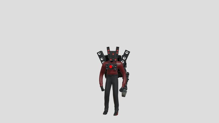 Regular-titan-speakerman 3D Model