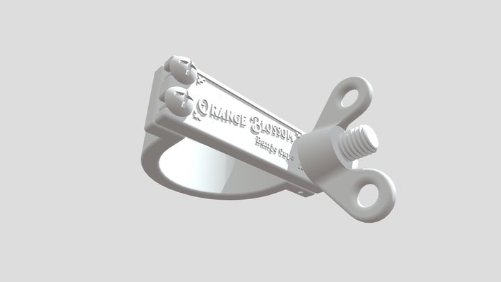 Banjo Capo 3D Model