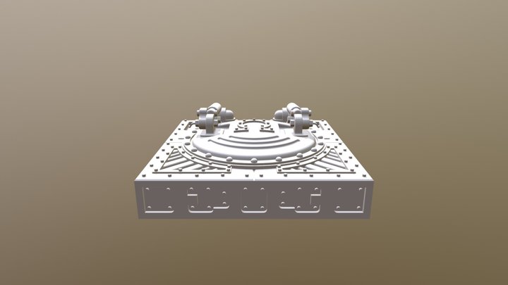Steampunk Missile Hatch 1 3D Model