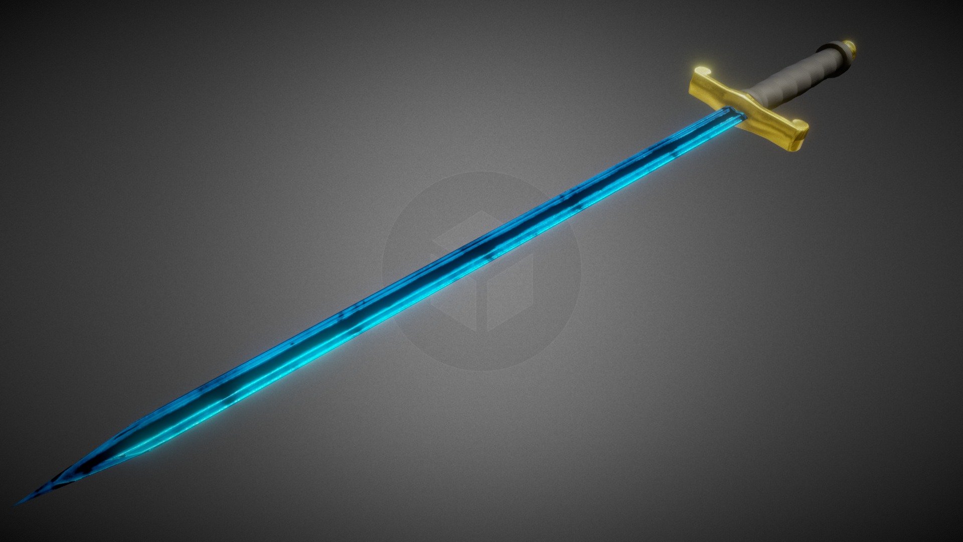 Sword Low poly Low-poly 3D model - 3D model by Adarsh verma ...