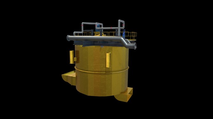 Celda de Flotacion 3D Model