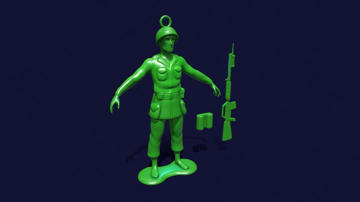 Soldier Toys 3D Model