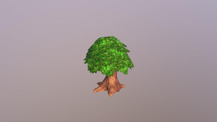 Stylize Tree 3D Model