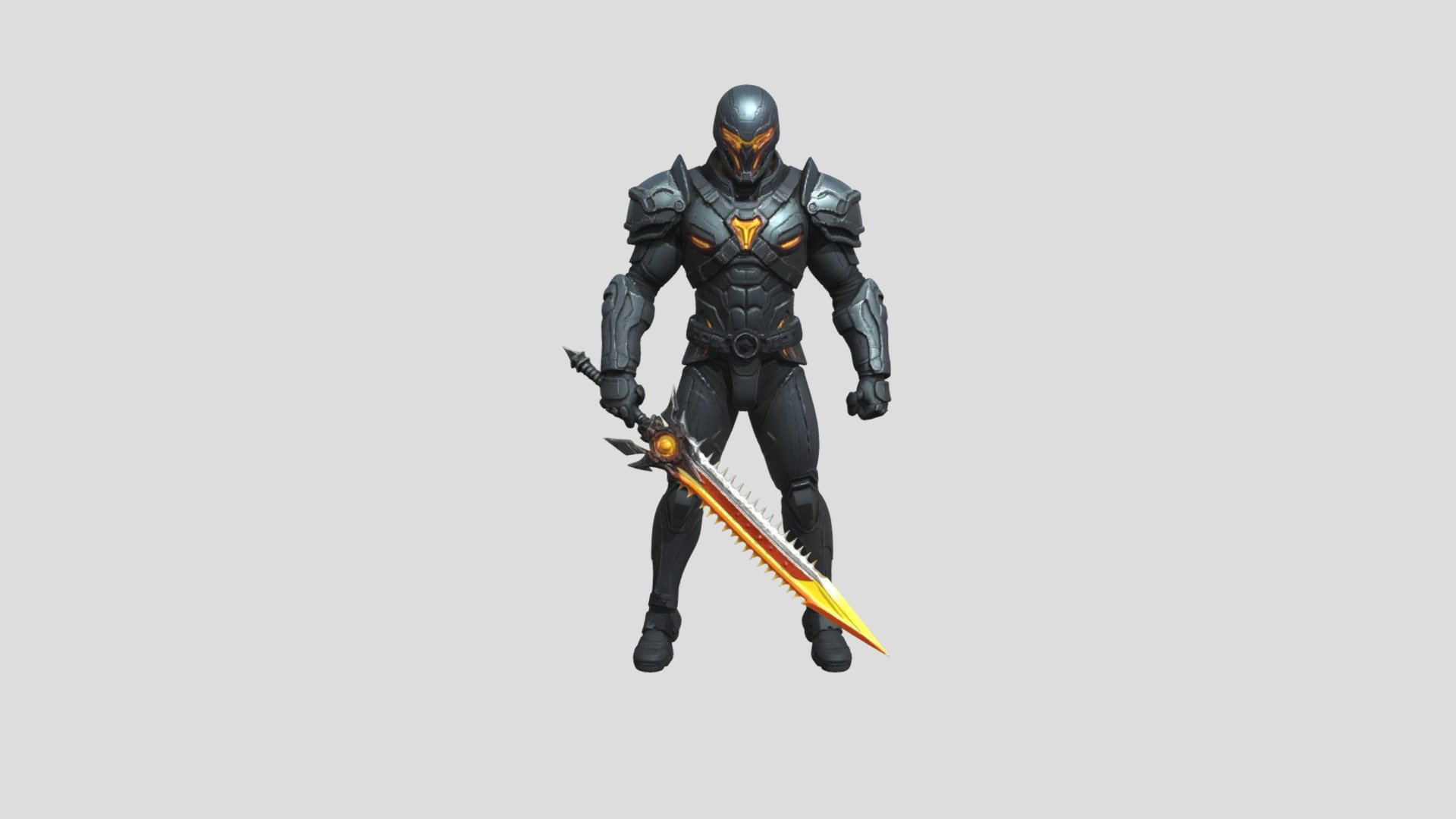 Emberforge Sentinel - 3D model by superkrikpro [9f30ef0] - Sketchfab