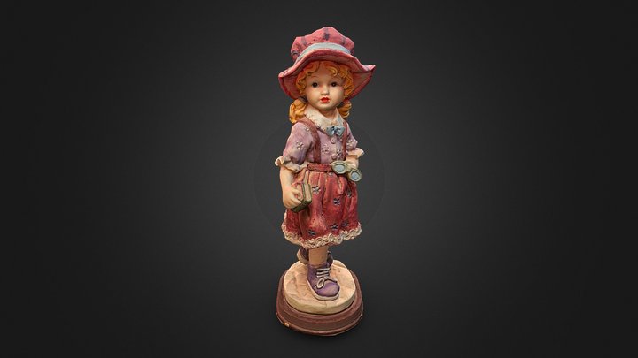 Doll statue 3D Model