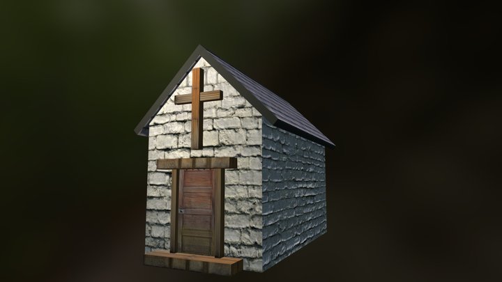 Simple Church 3D Model