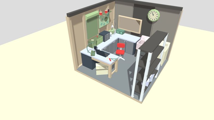 room scene 1 3D Model