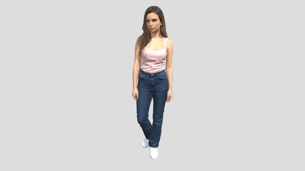 Casual Denim Portrait