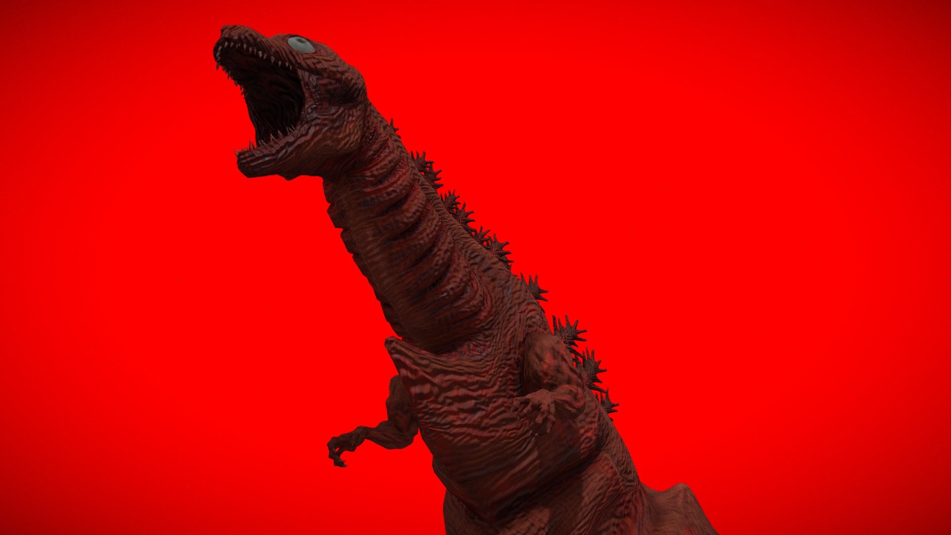 SHIN GODZILLA THIRD FORM (rigged) - Download Free 3D model by RED COMET ...