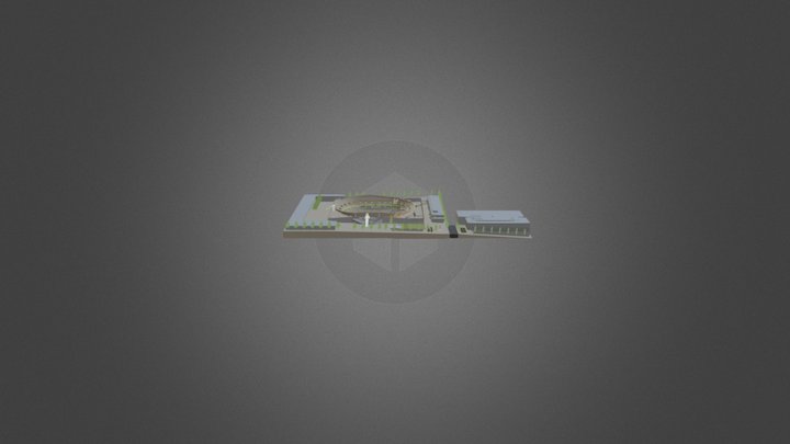 Key Arena009 No Roof 3D Model