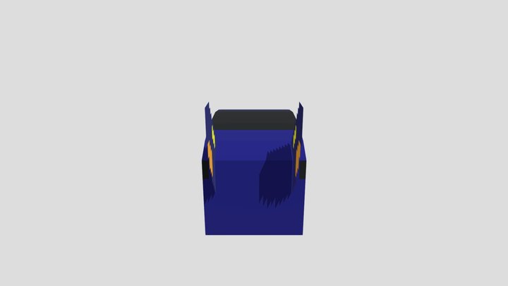 3D synth low-poly 3D Model