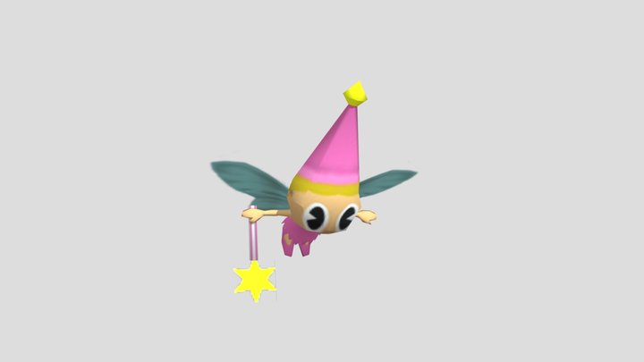 Pac- Man All- Stars - Fairy – Free 3D Model STL