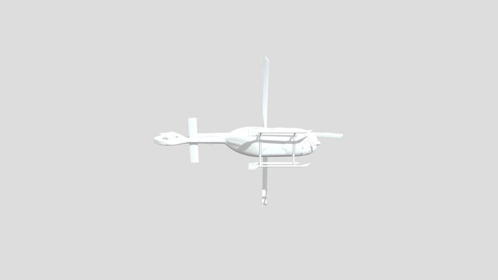H135 Airbus Helicopter 3D Model 3D Model