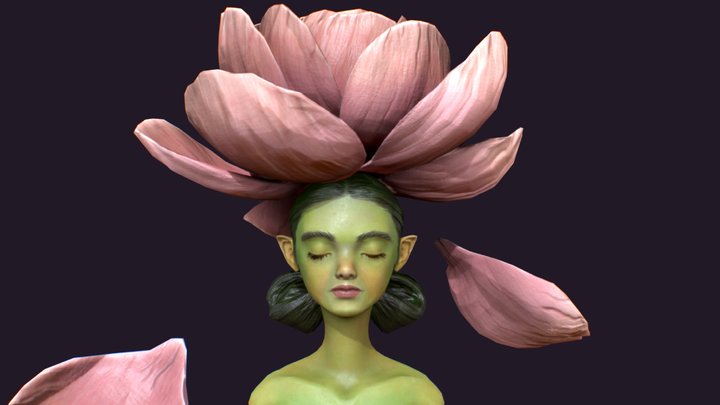 Flower fairy 3D Model