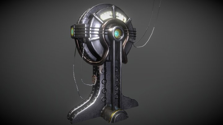 Steampunk Themed Generator 3D Model