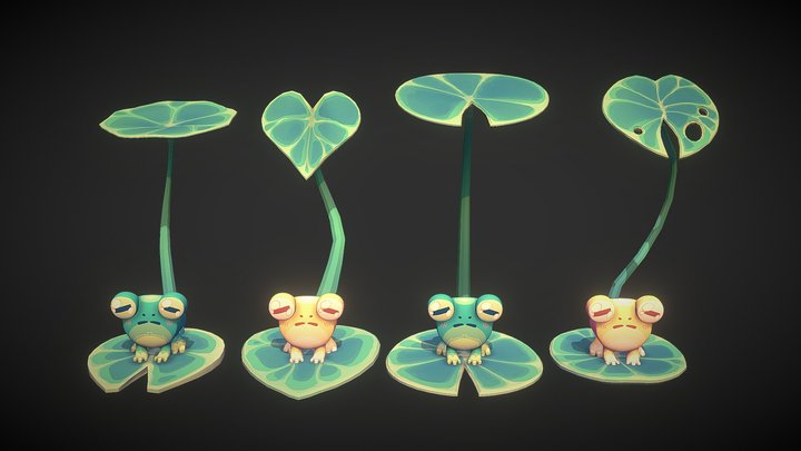 Froggies 3D Model