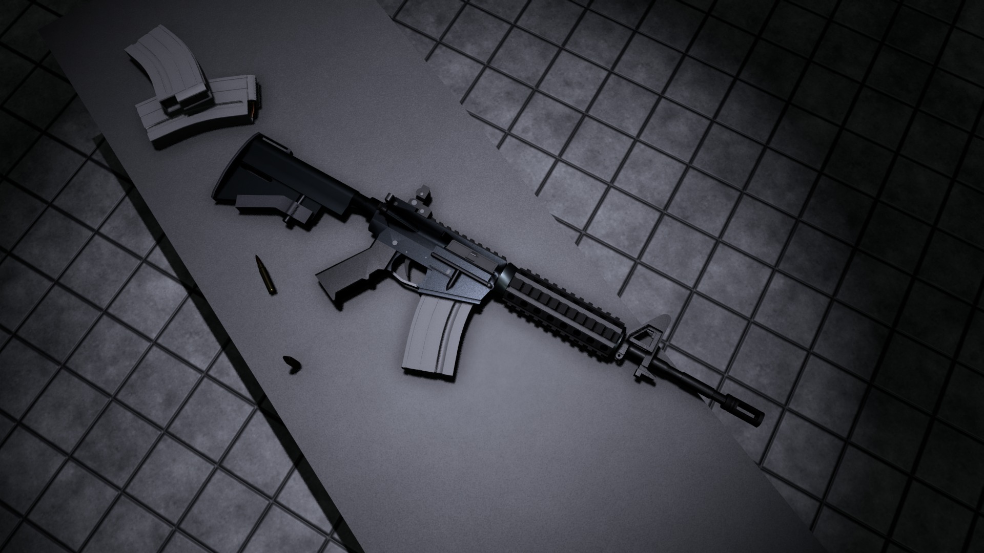 M4a4 3d Model By Franck Allennguyen 9f37a8a Sketchfab