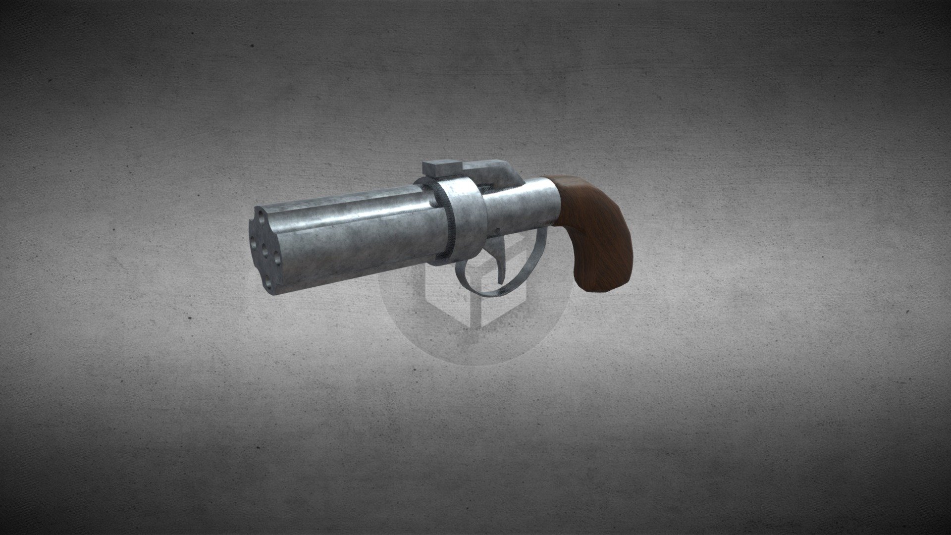 19th Century Pepperbox - Download Free 3D model by skald98 [9f37b0f ...