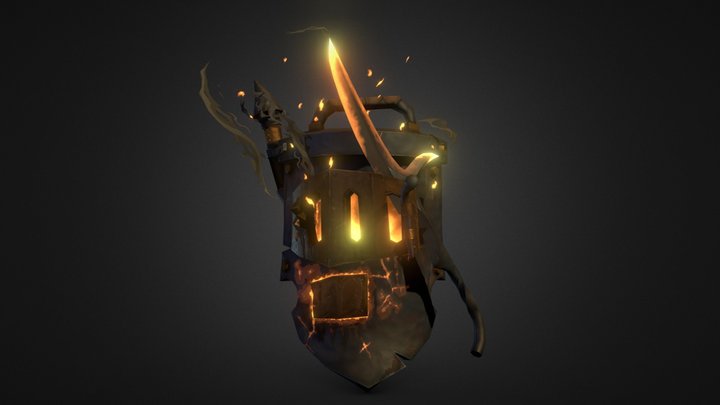 Forge Sword and Shield (AIE unit 1 assignment) 3D Model
