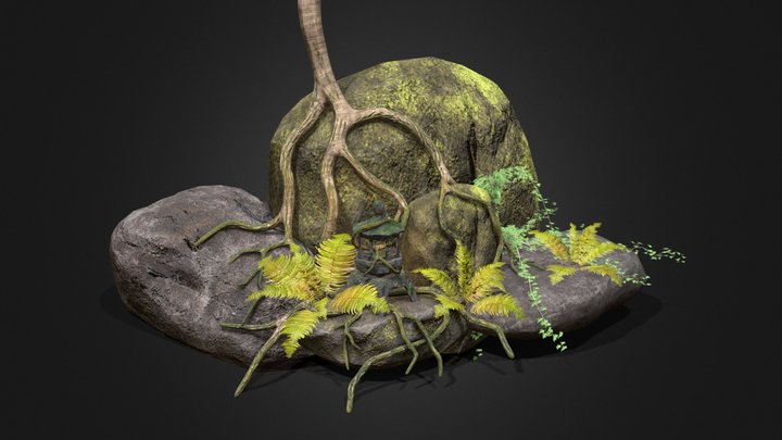 Zen Cave Preview 3D Model
