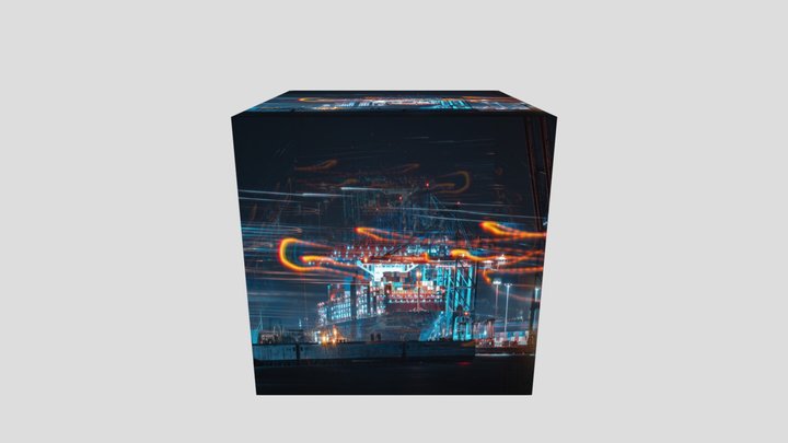 正方形 3D Model