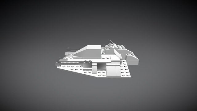 Lego Snowspeeder (Day 2-4) 3D Model