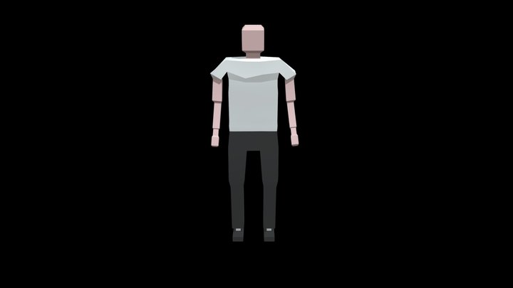 Basic Human Male 3D Model